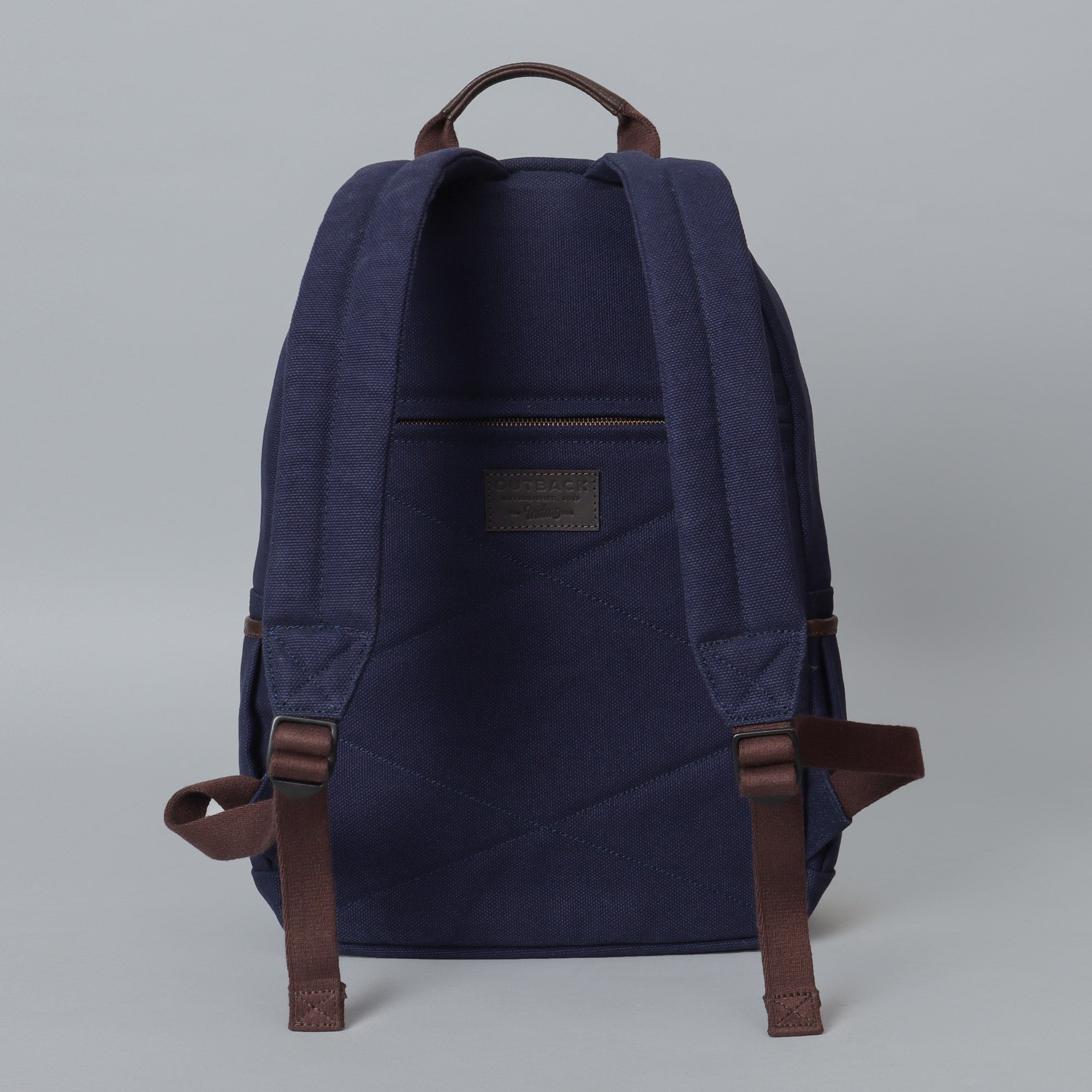 navy canvas backpack for women