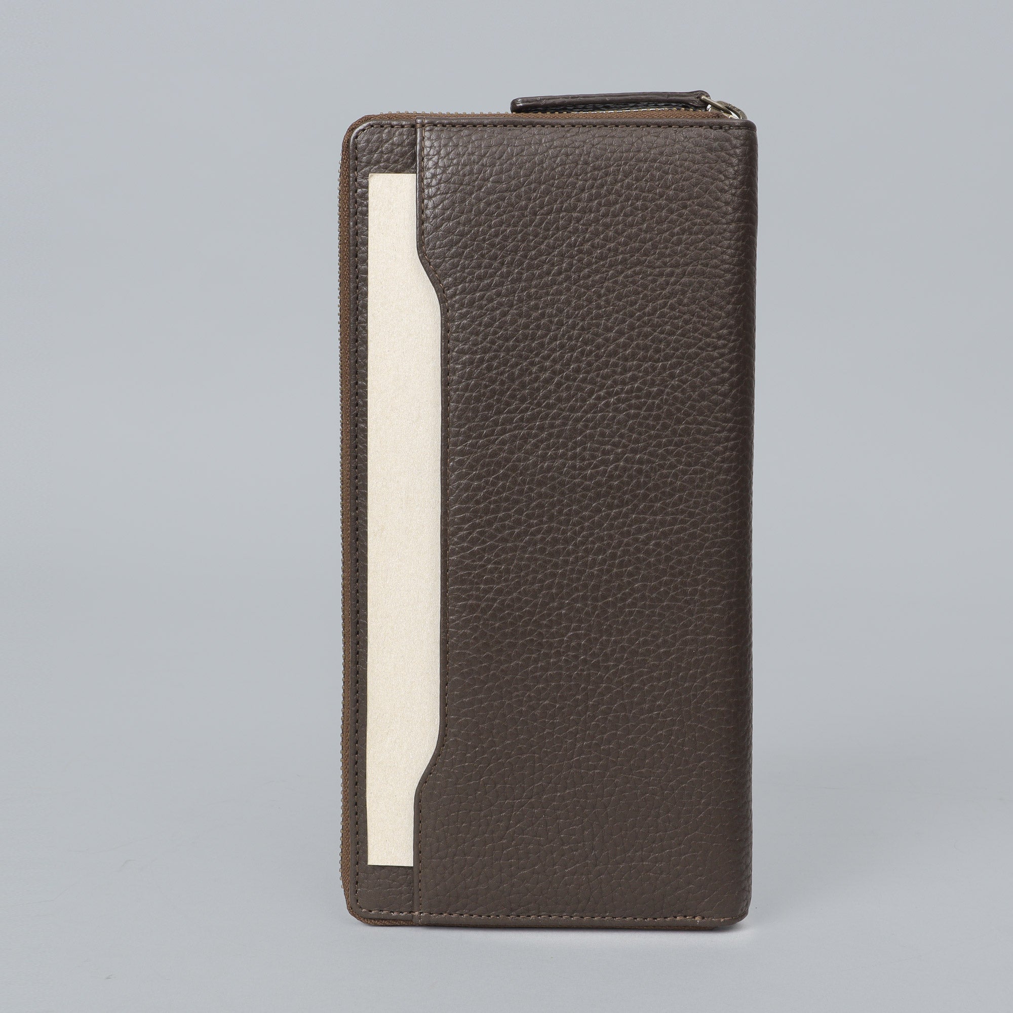 genuine leather chequebook wallet for men and women