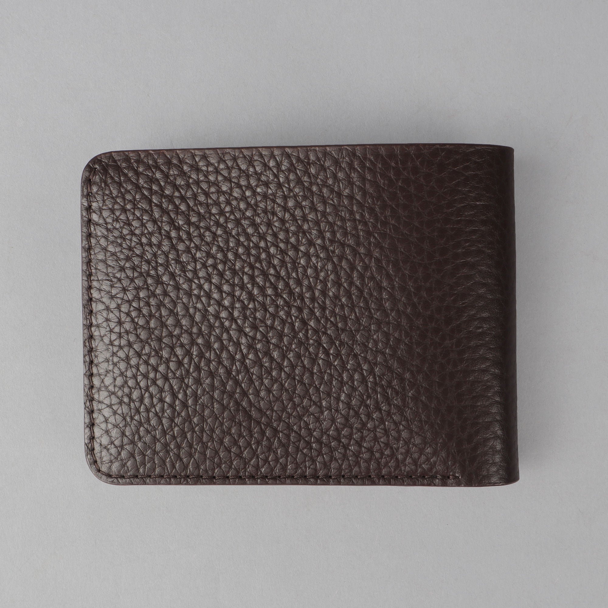 brown Bi-fold leather wallet