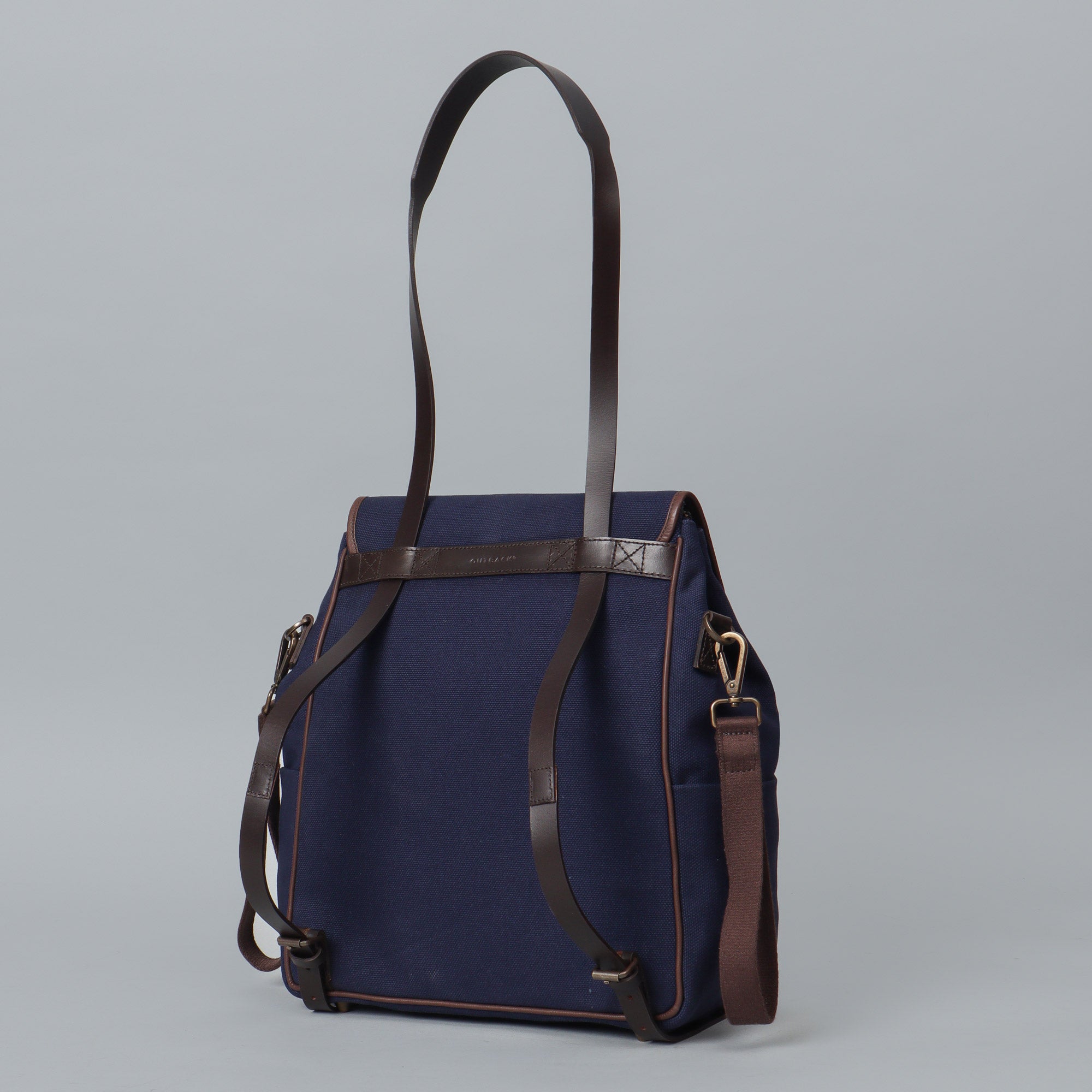 navy canvas diaper bag for baby