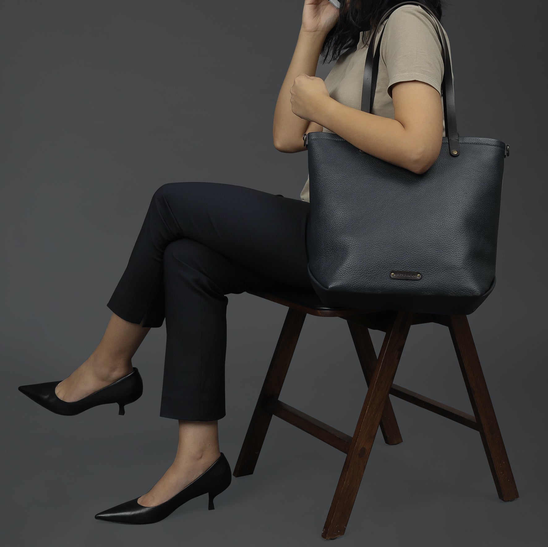 leather tote for women