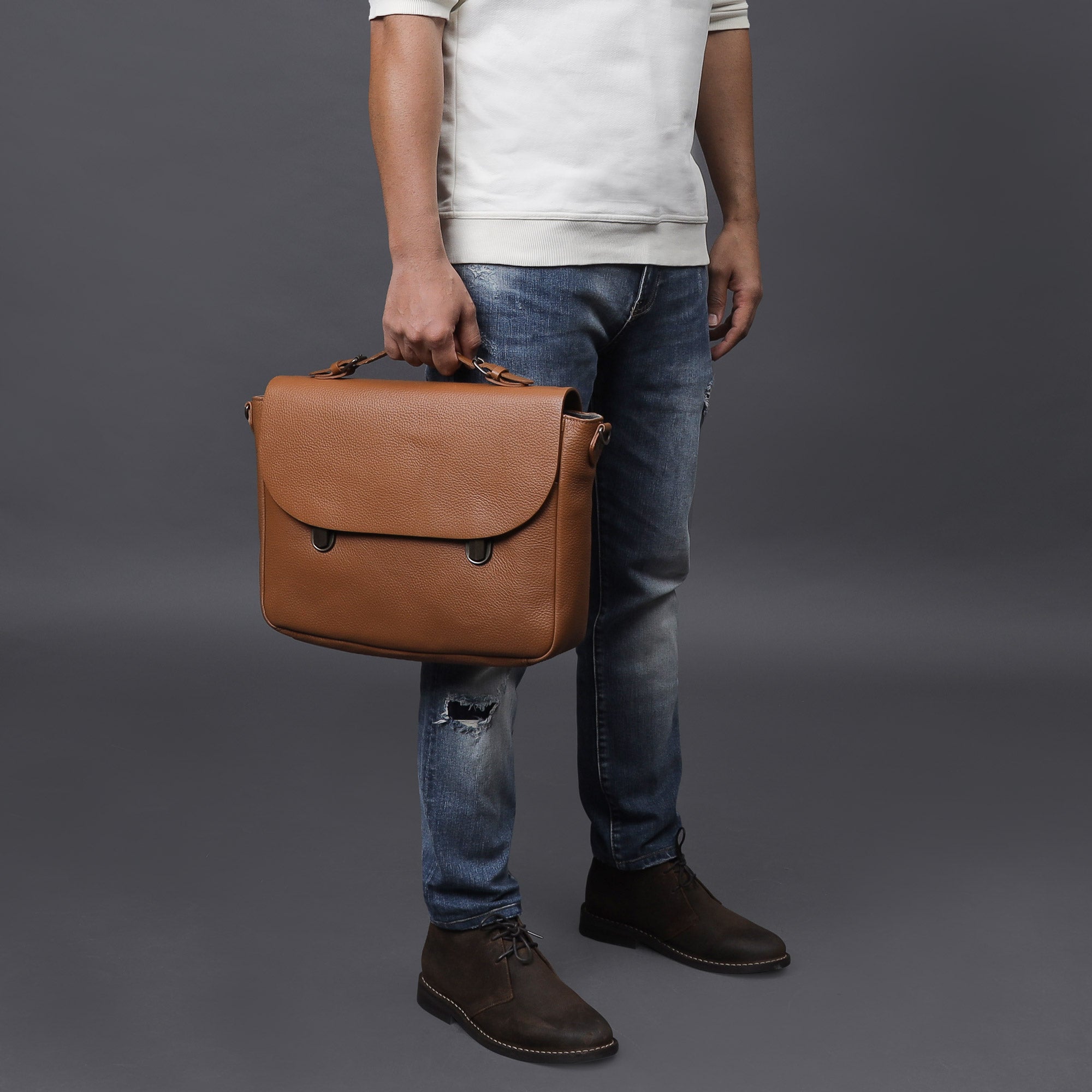 London Leather Briefcase