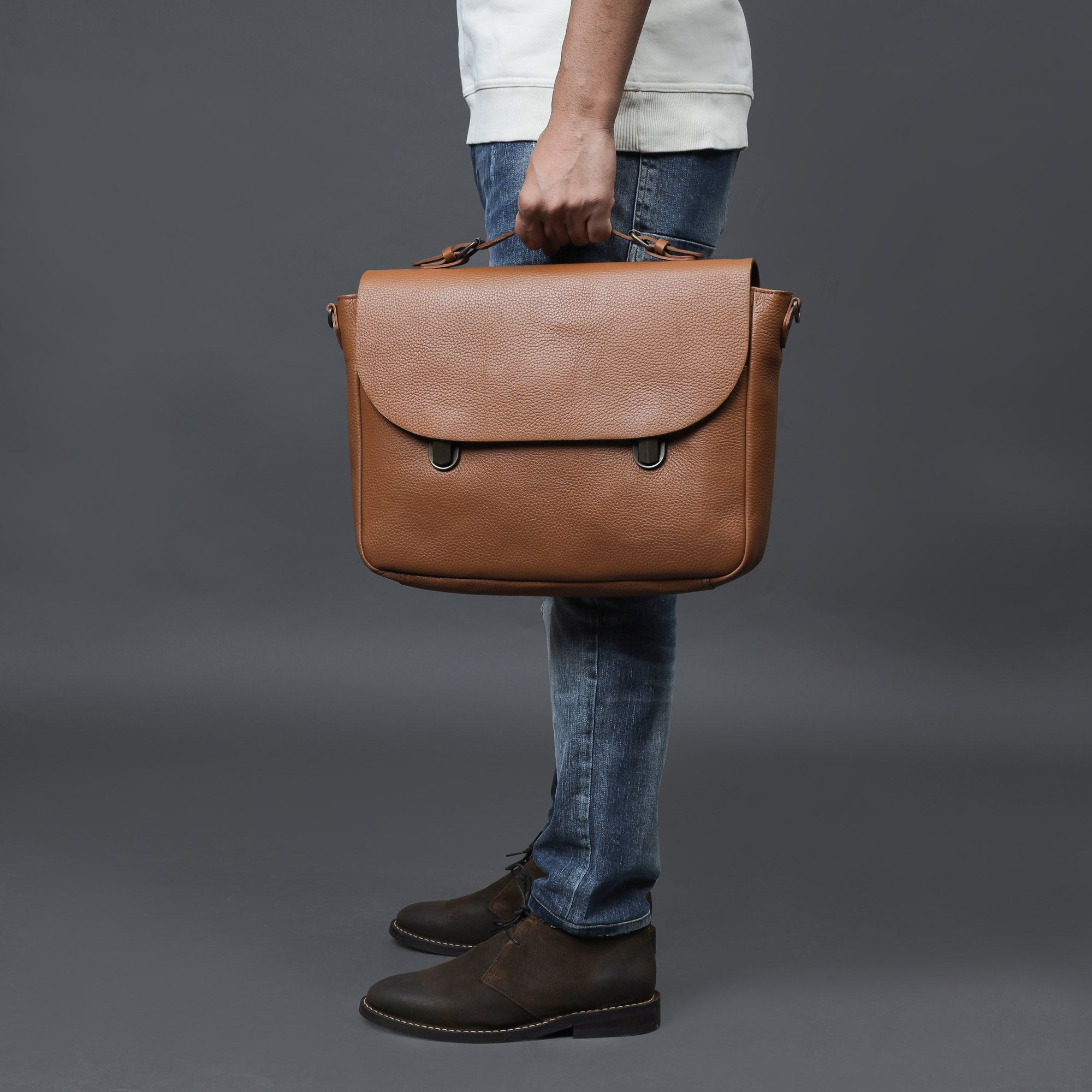 London Leather Briefcase