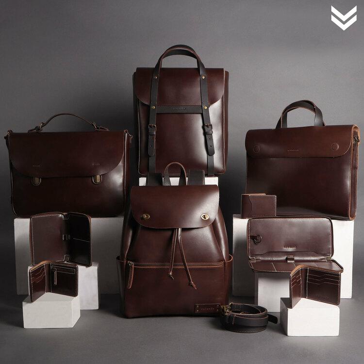 The journey of leather bags