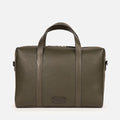 Executive Leather Briefcase in Olive
