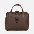 Athens Crossbody Bag in Brown, Full-Grain Leather