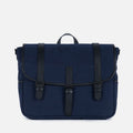Builder Canvas Briefcase in Blue, Heavy Duty Canvas