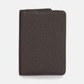 Business Cards Leather Wallet in Brown, Full-Grain Leather
