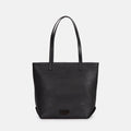 Dublin Leather Tote in Black, Full-Grain Leather
