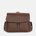 Pioneer Leather Bag in Brown, Full-Grain Leather
