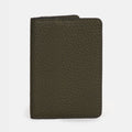 Business Cards Leather Wallet in Olive, Full-Grain Leather