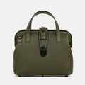 Athens Crossbody Bag in Olive, Genuine Leather