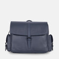 Pioneer Leather Bag in Navy, Full-Grain Leather