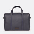 Executive Leather Briefcase in Navy