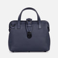Athens Crossbody Bag in Navy, Genuine Leather