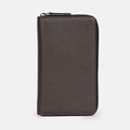 World Traveller Wallet in Brown, Full-Grain Leather