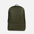 Mustang Leather Backpack in Olive, Full-Grain Leather