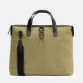 Essential Canvas Briefcase in Green
