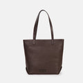 Dublin Leather Tote in Brown, Full-Grain Leather