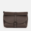Clara Crossbody Bag in Brown, Full-Grain Leather