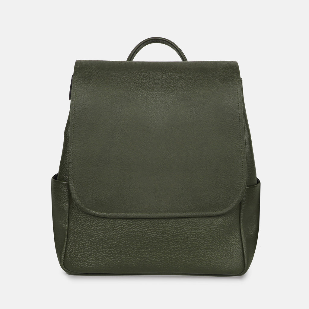 Donna Leather Diaper Bag