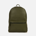 Journey Leather Backpack in Olive, Full-Grain Leather