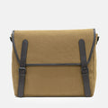 Metro Canvas Messenger Bag in Khaki