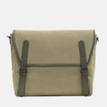 Metro Canvas Messenger Bag in Green