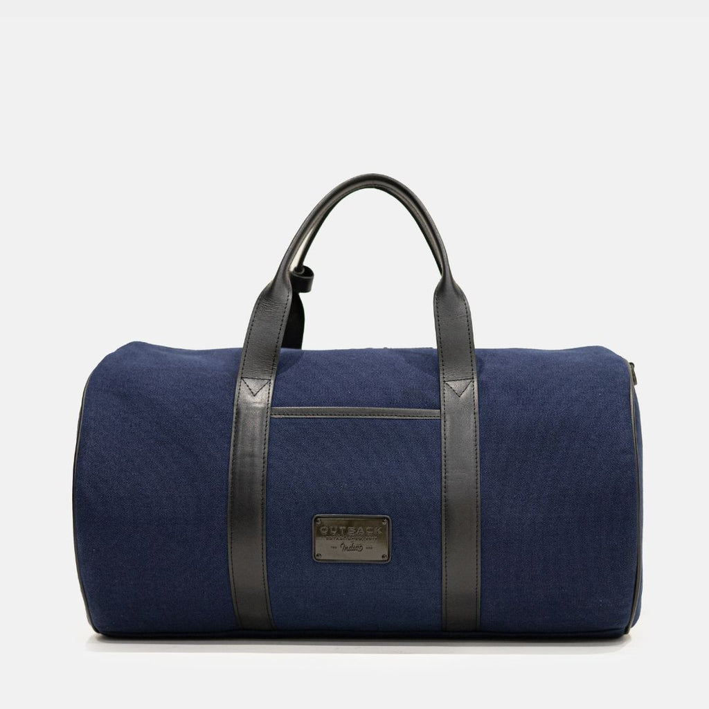 Stylish and versatile midnight blue shoulder GYM BAG 
UNISEX GOOD CONDITION Warden Brooks Banker Bag Canvas Gym Duffle All-In Made In  main image 4