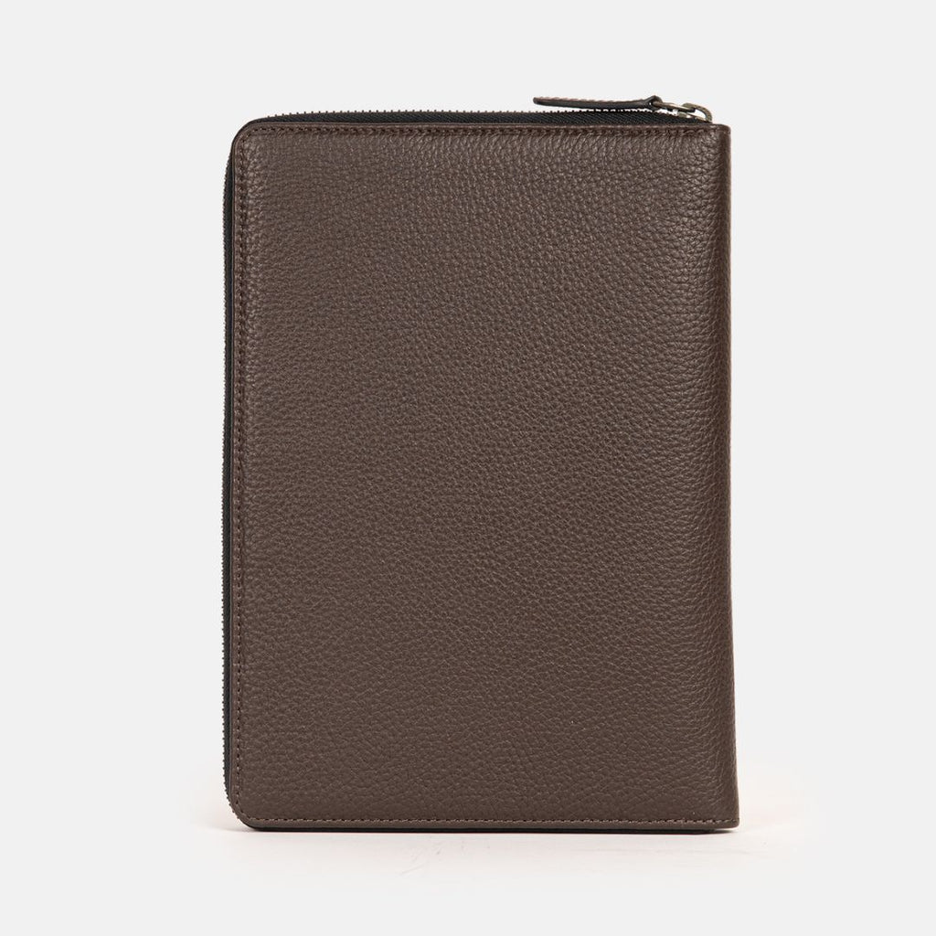 Satori Organiser in Brown, Full-Grain Leather — view 2