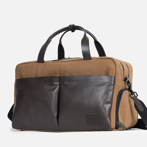 City Hybrid Bag in Khaki, Heavy Duty Canvas — view 2