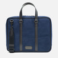 Creek Canvas Briefcase in Blue