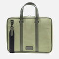 Creek Canvas Briefcase in Green