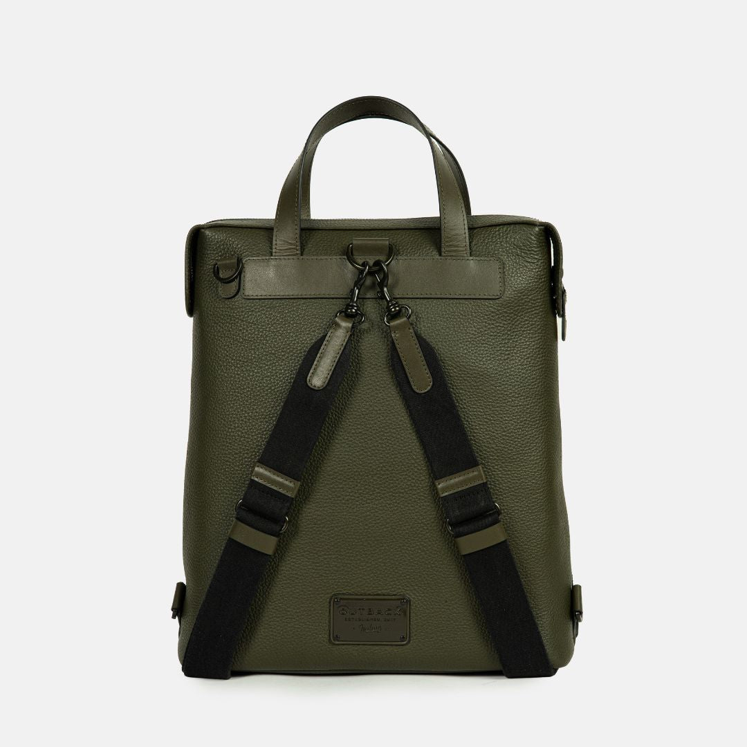 best convertible leather backpack Austin Convertible Leather Bag