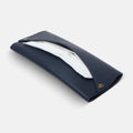 Soft Tissue Case in Navy, Full-Grain Leather