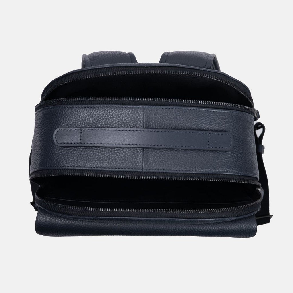 Leather Backpack with Laptop Compartment