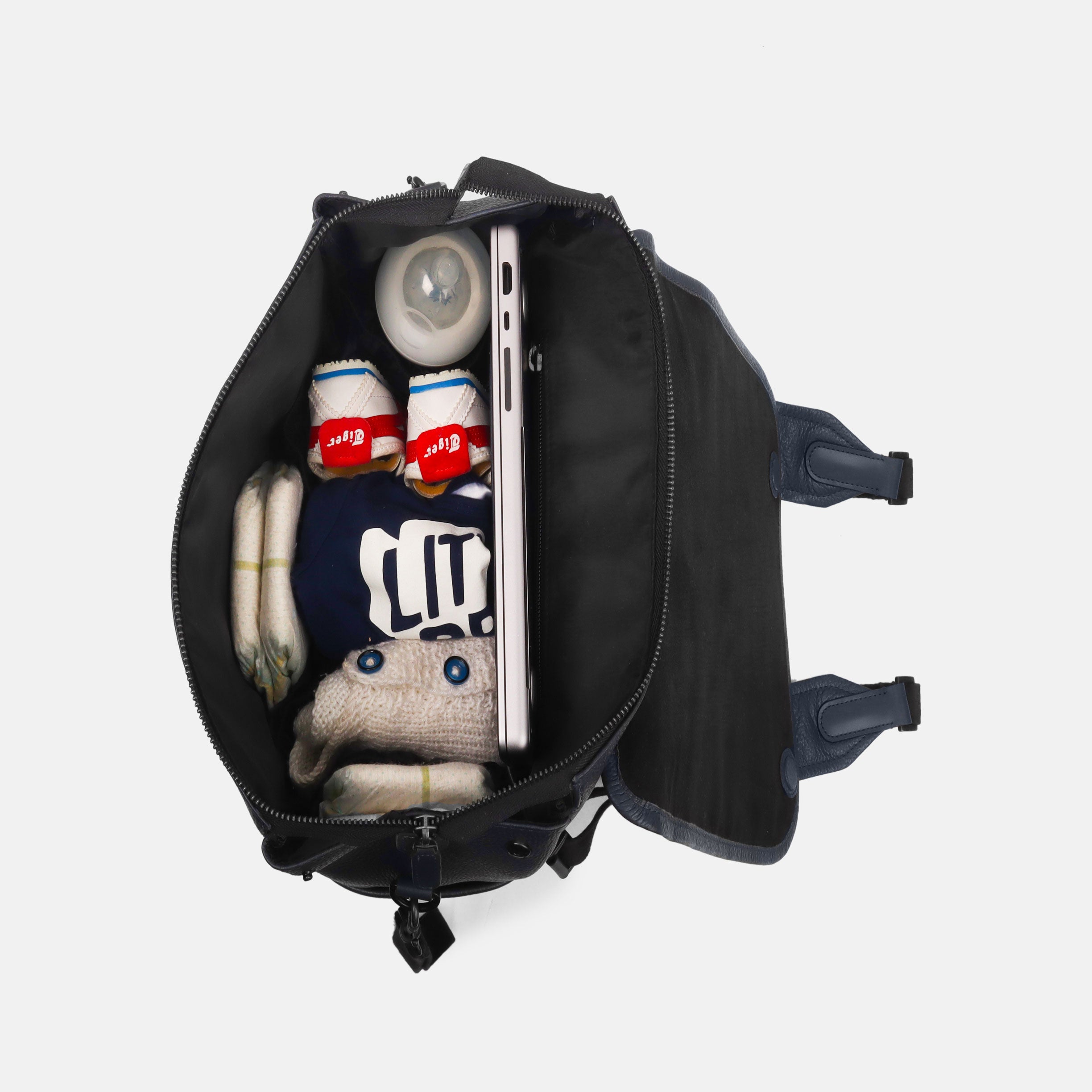 Donna Leather Diaper Bag