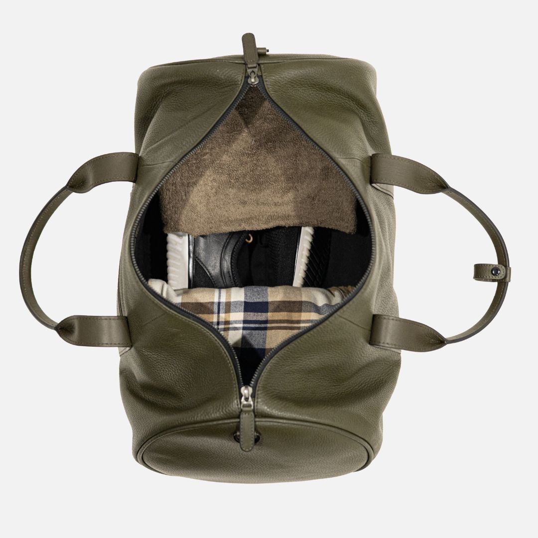 Miami Leather Gym Bag