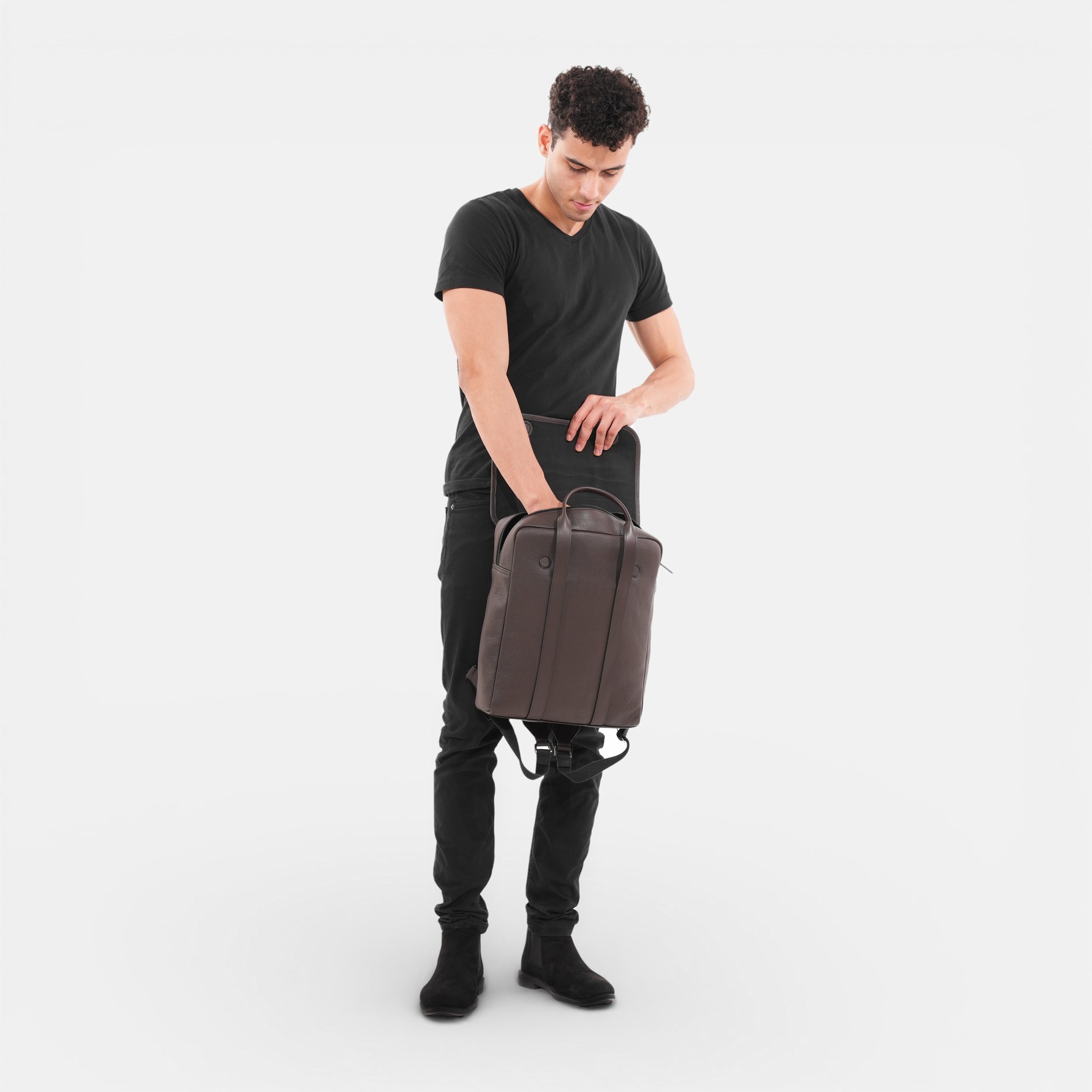Chief Leather Backpack