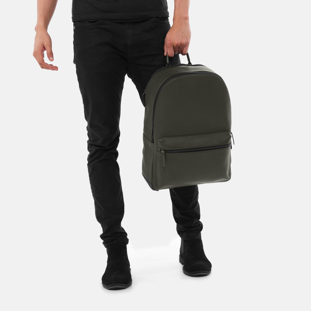 Classic Leather Backpack, 16-inch Laptop