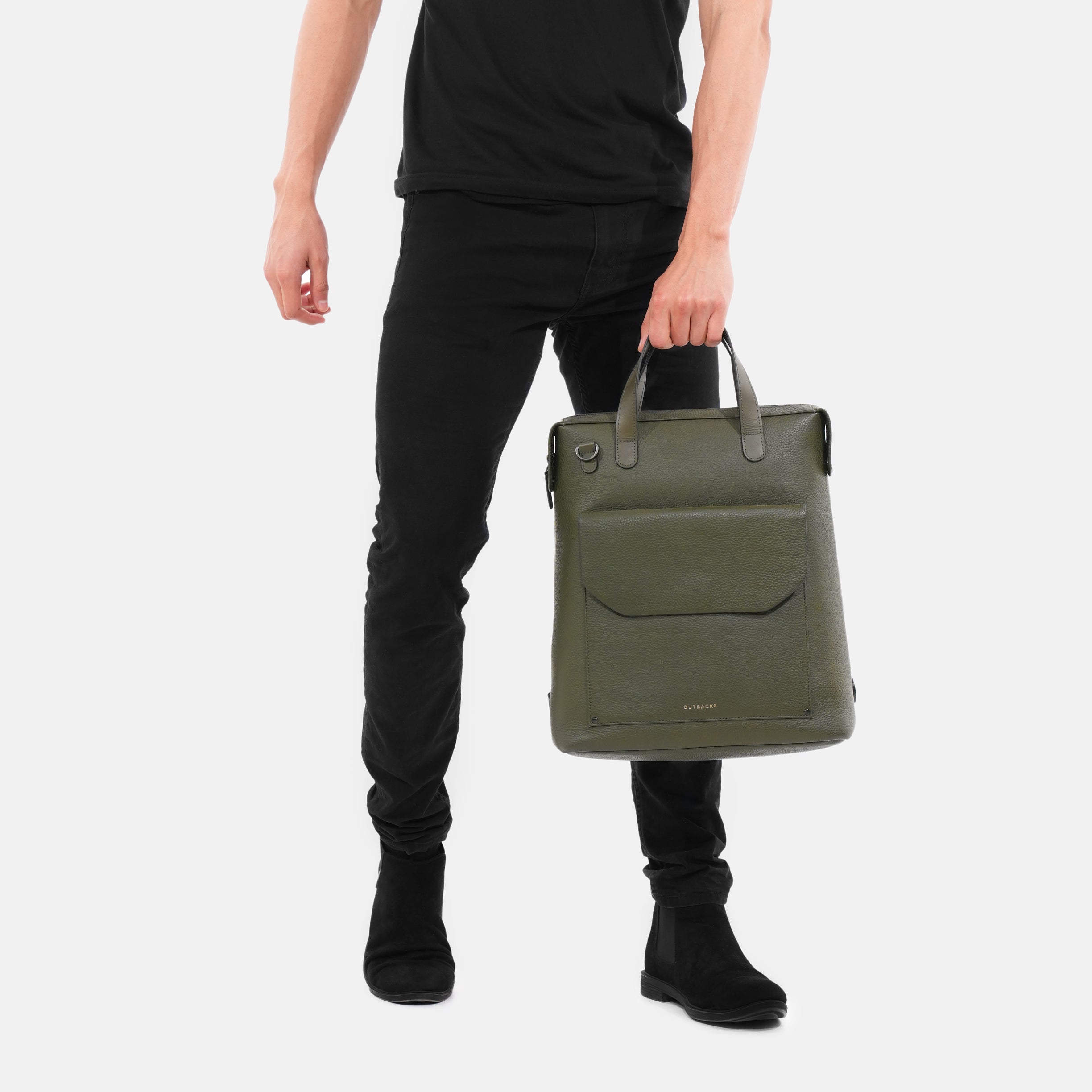 Austin Convertible Leather Bag