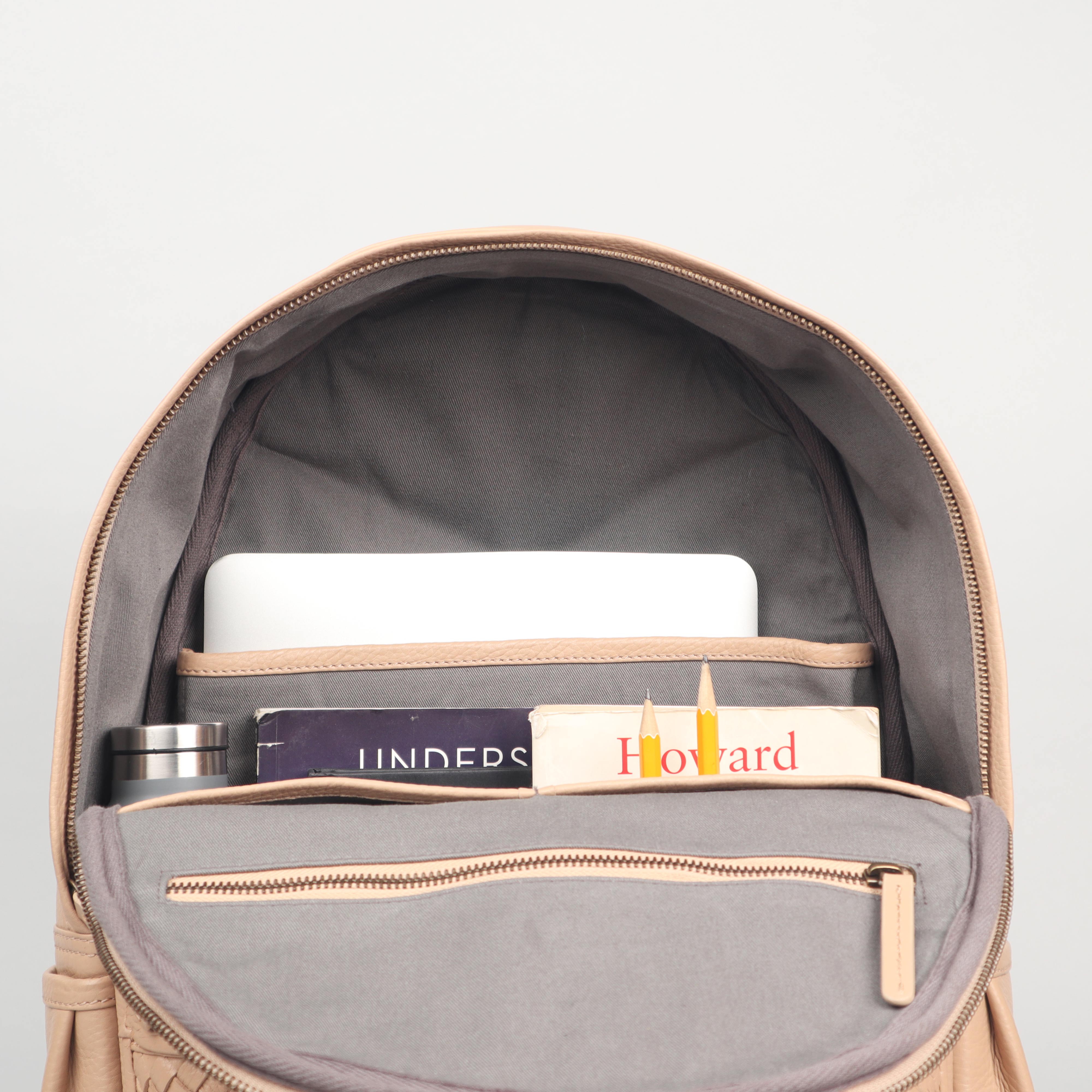 Weaved Journey Leather Backpack