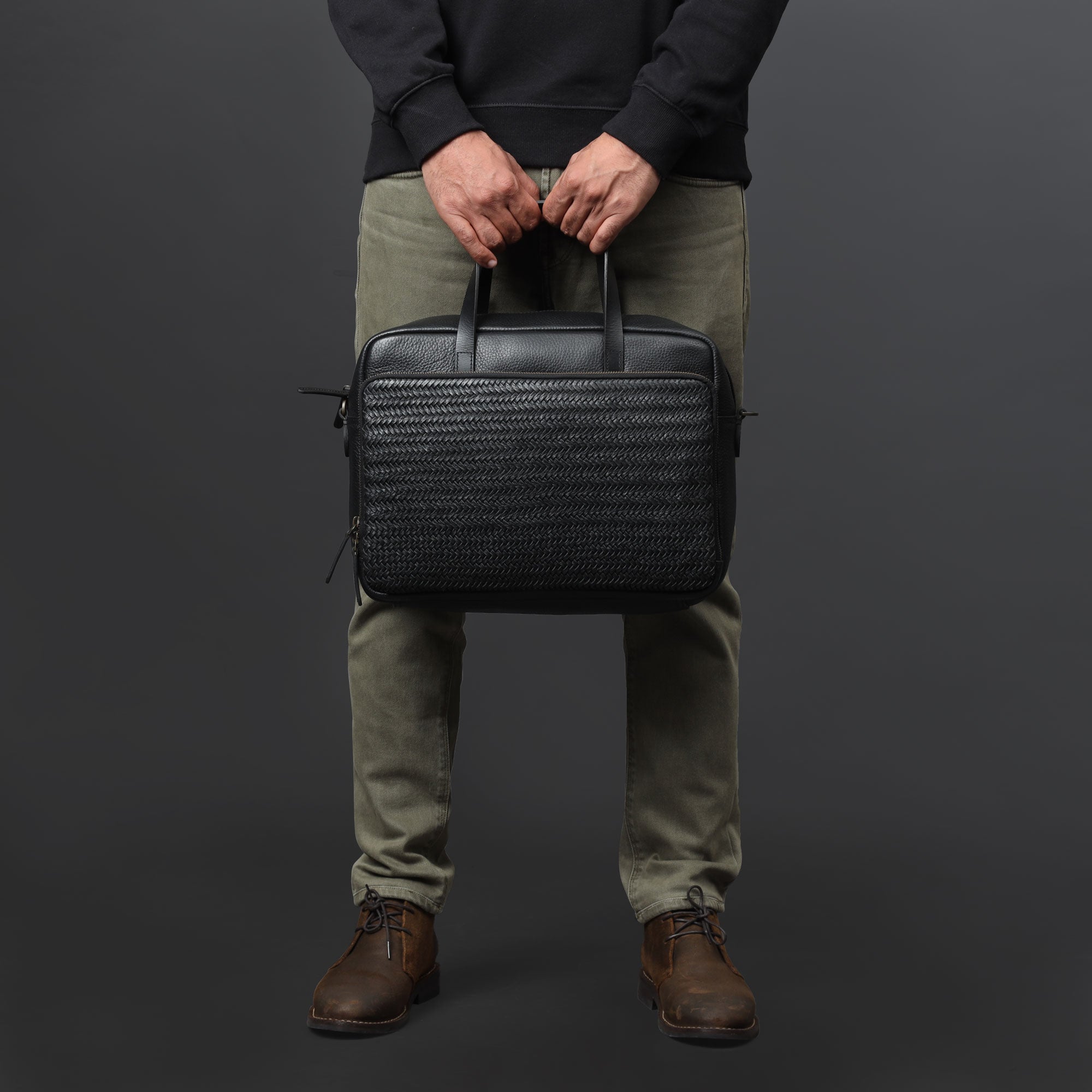 Boston Leather Briefcase