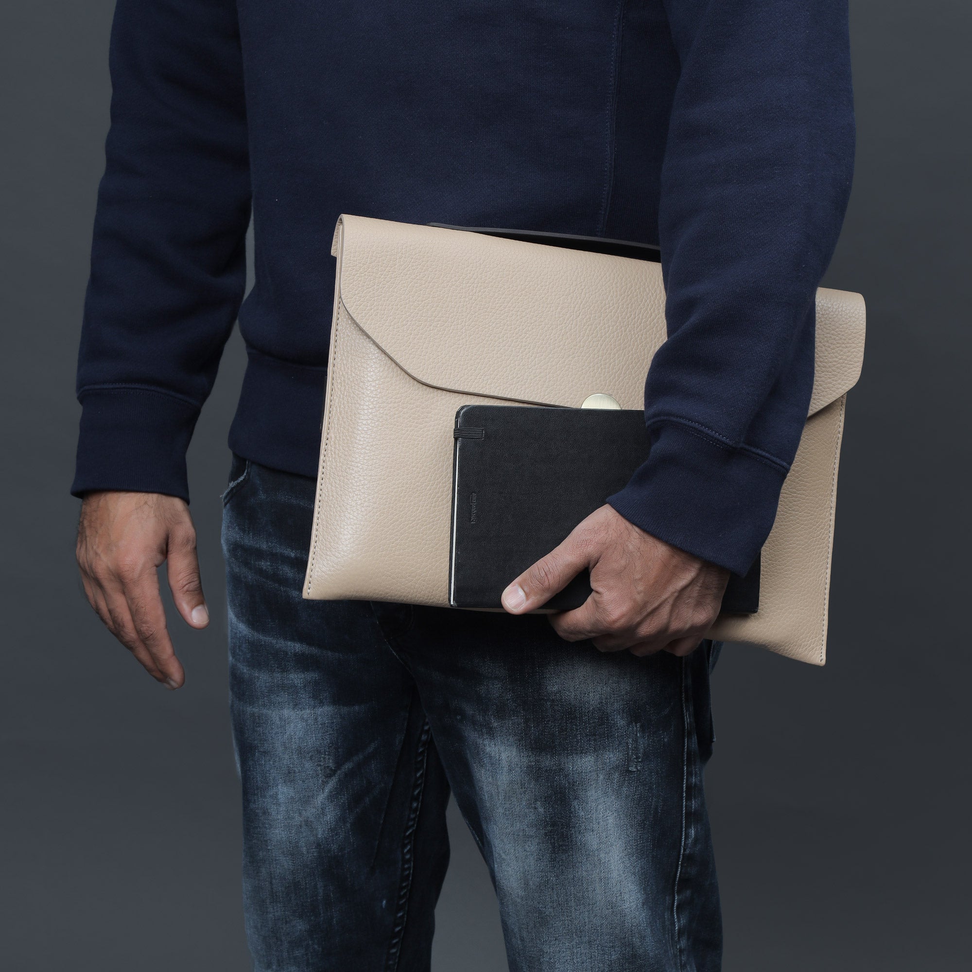 Havana Leather Laptop Folio