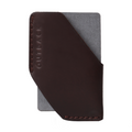 Cards Sleeve in Brown, Full-Grain Leather