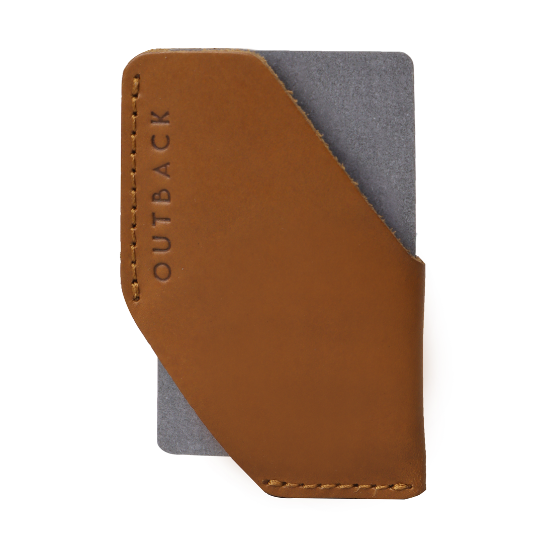 leather card sleeve