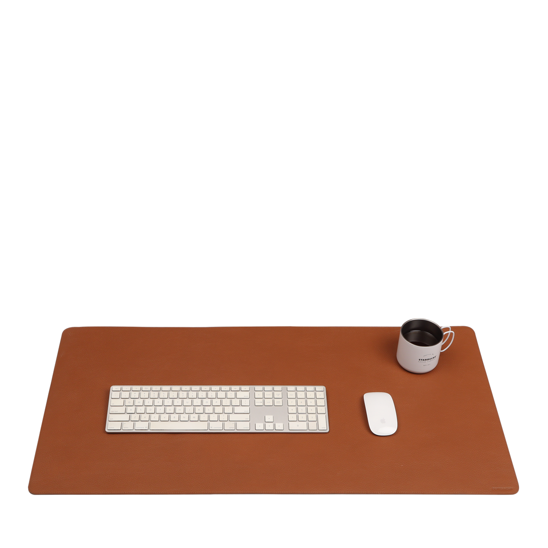 Tan Leather Desk Mat