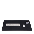 Desk Mat in Black, Full-Grain Leather