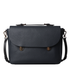 Navy leather briefcase