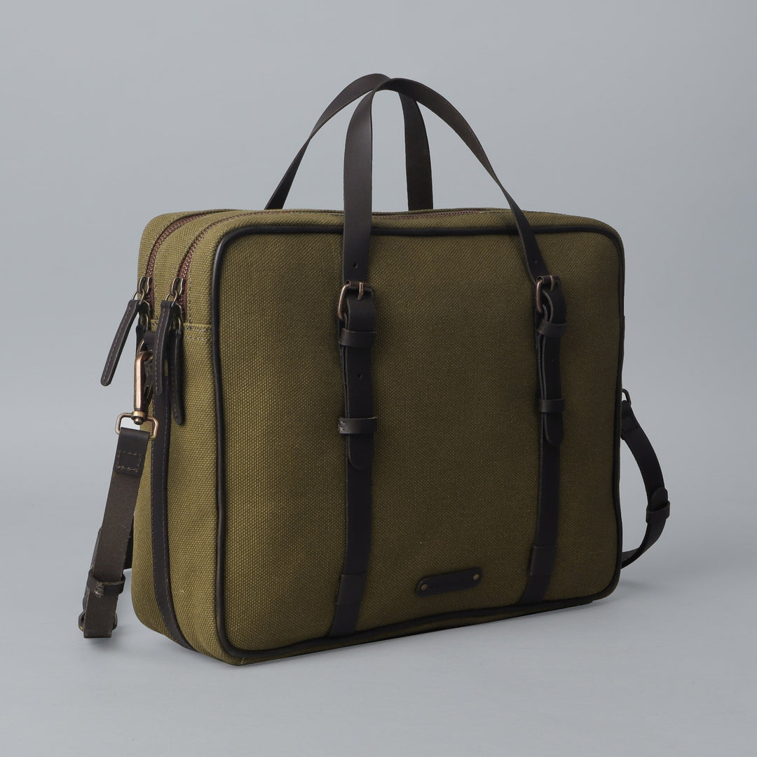 Miami Canvas Briefcase
